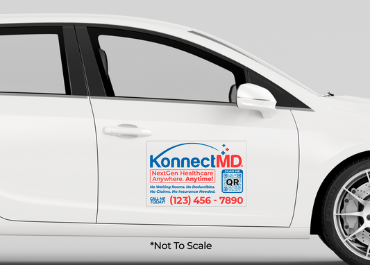 KonnectMD Car Magnet