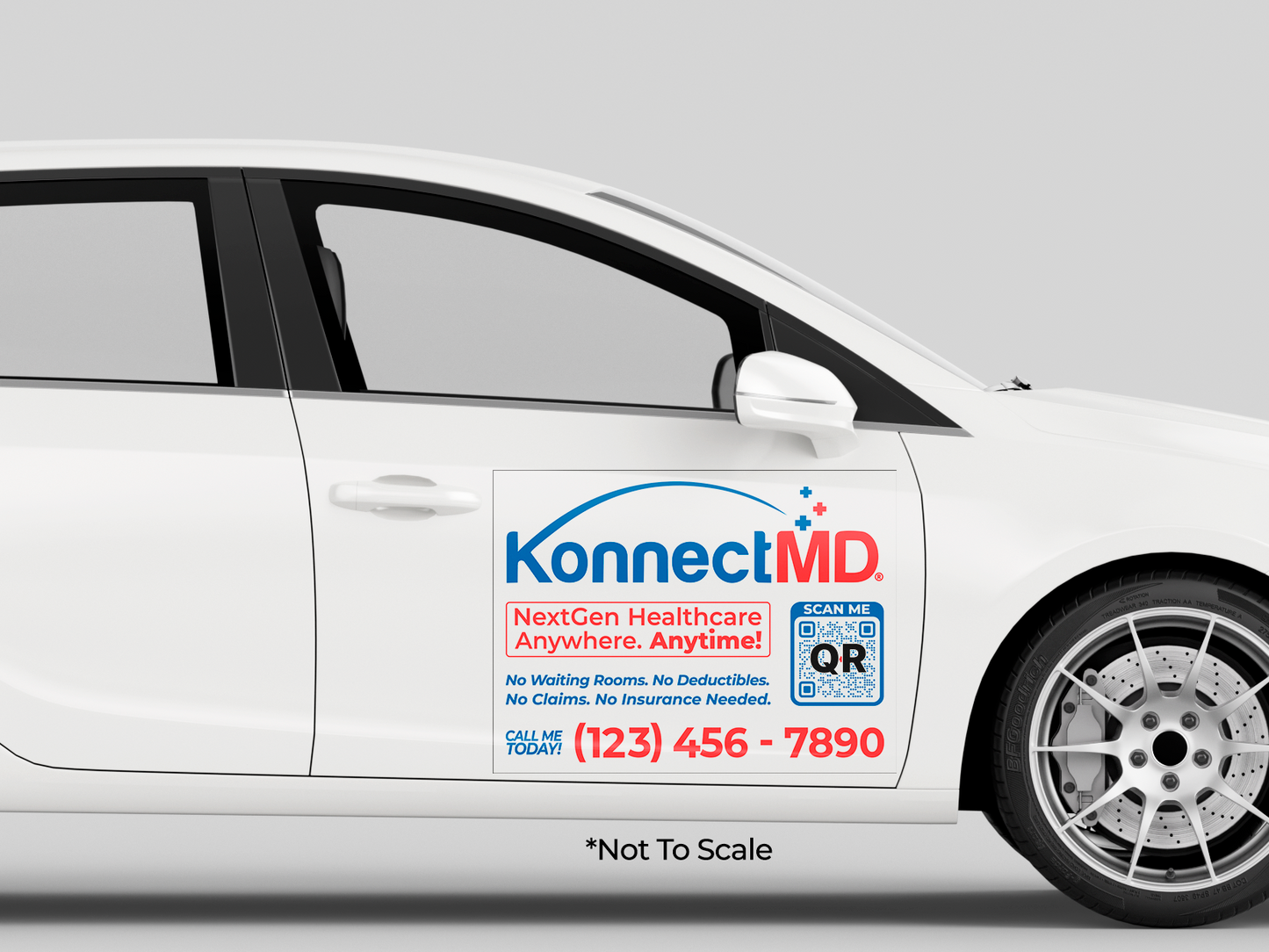 KonnectMD Car Magnet