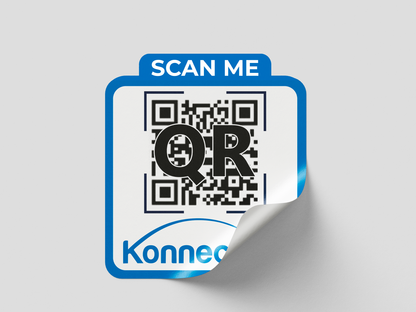 KonnectMD Mini Stickers w/ QR Code